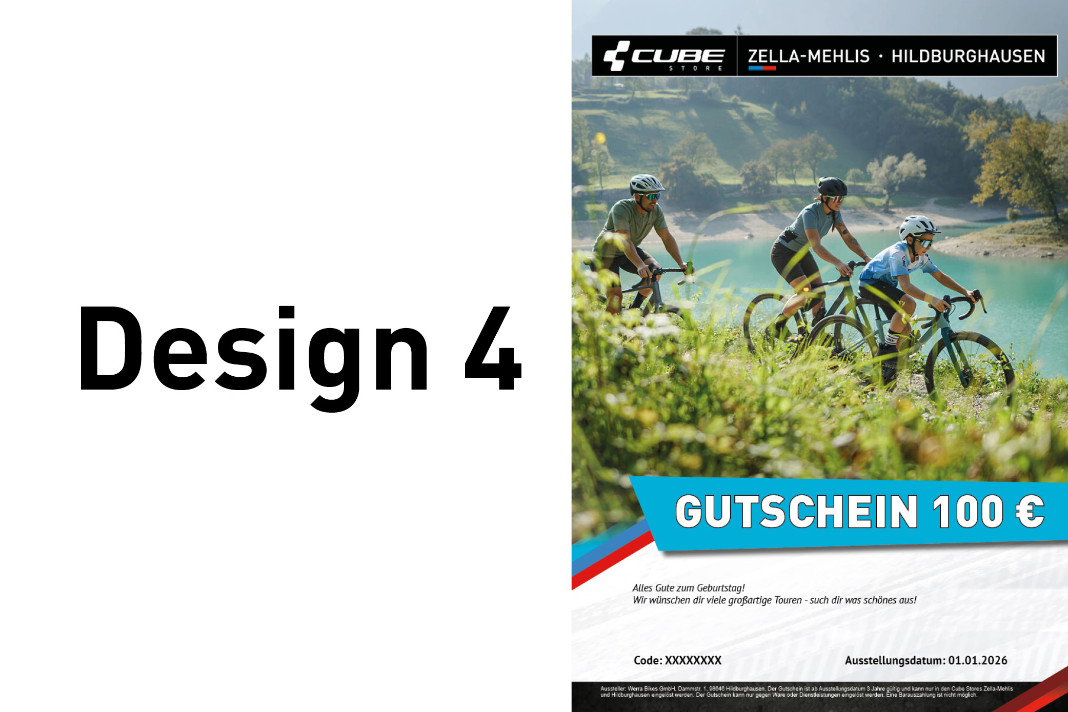 Cube Gutschein 100 Euro 