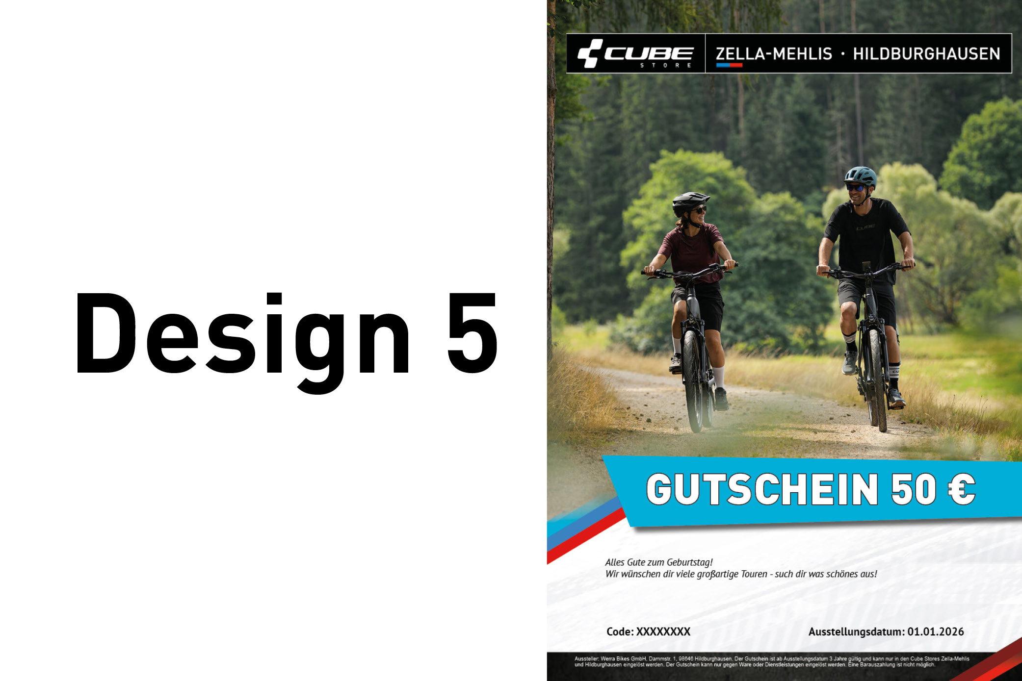 Cube Gutschein 50 Euro