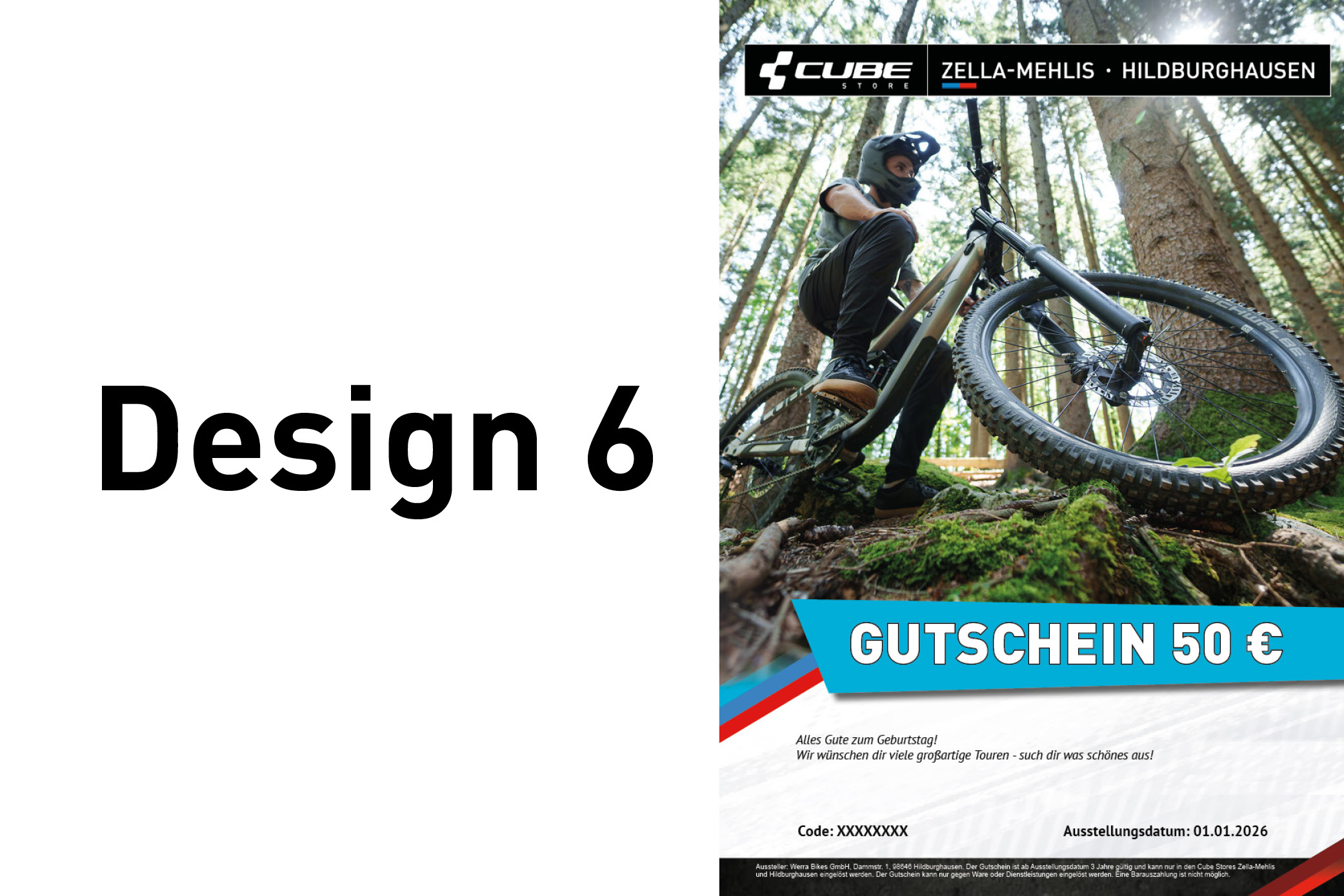 Cube Gutschein 50 Euro
