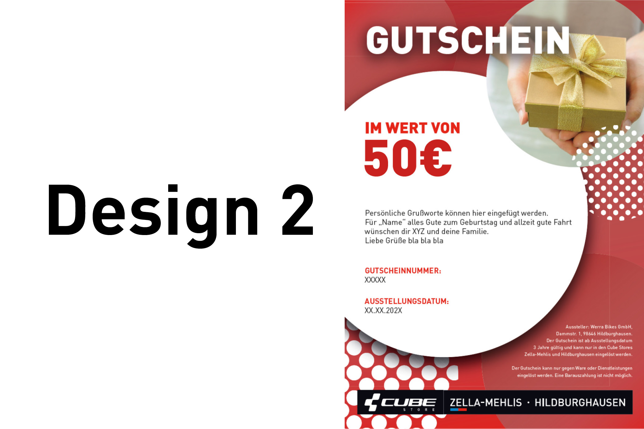 Cube Gutschein 50 Euro