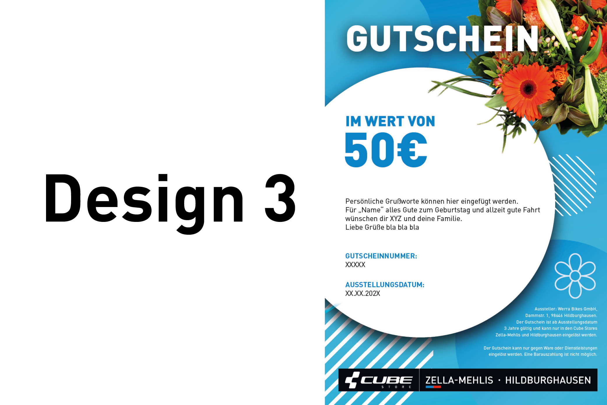 Cube Gutschein 50 Euro