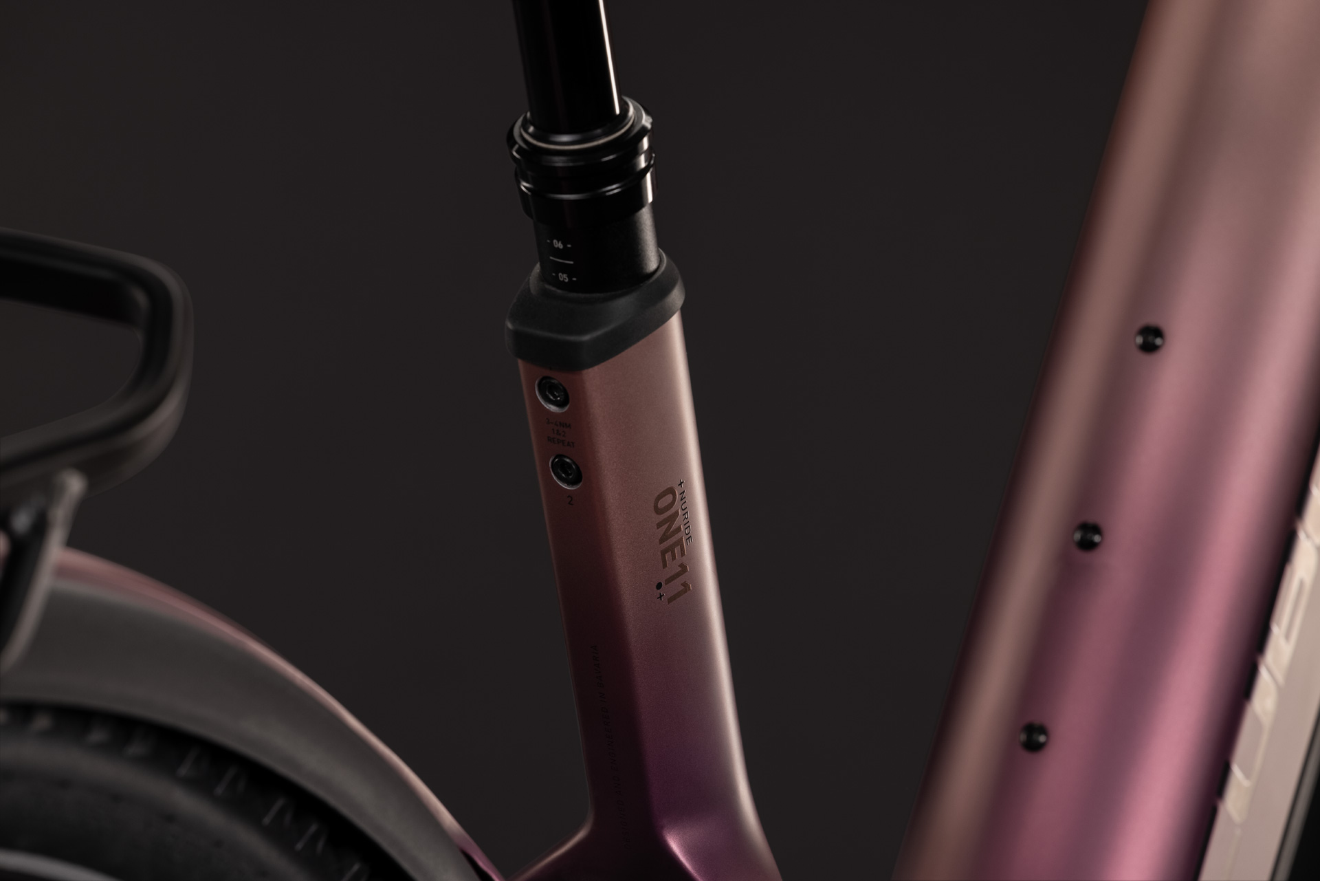 Nuride Hybrid ONE11 HPC SLX 800 mauve´n´black (Easy Entry)
