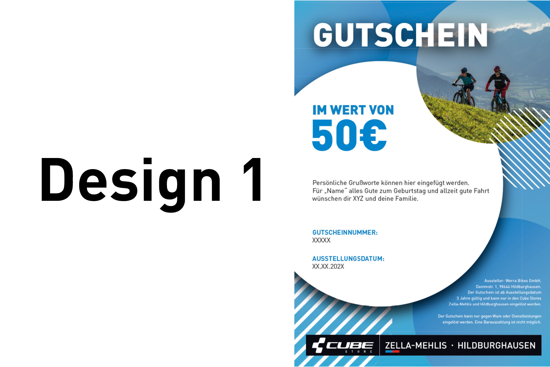 Cube Gutschein 50 Euro